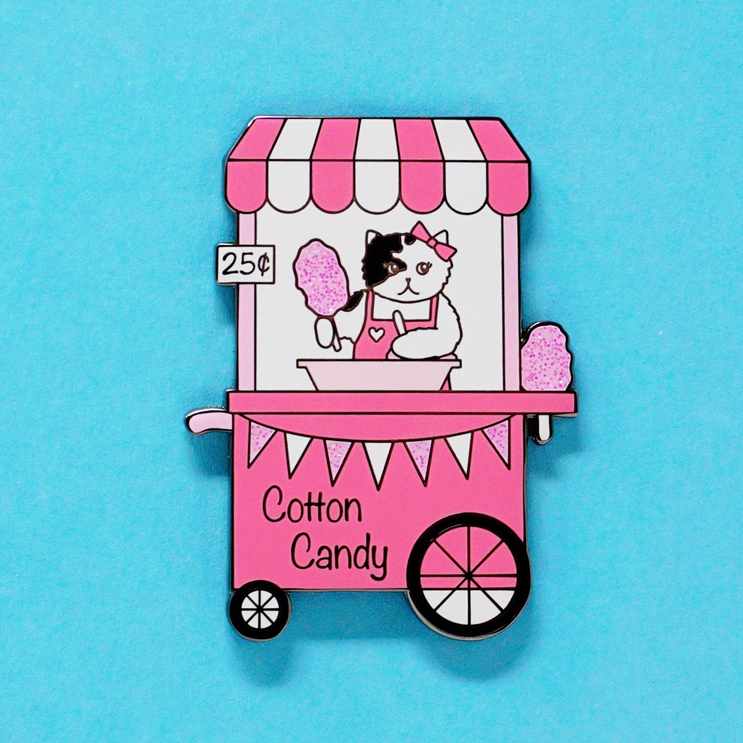cartoon cotton candy stand